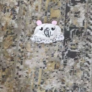 Cute White and Pink Kids Hat